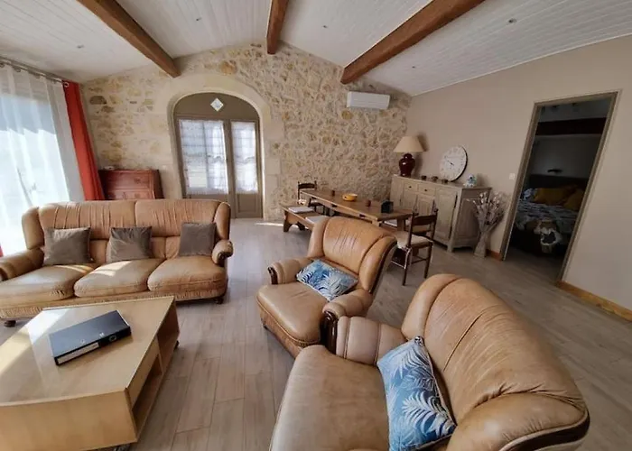 펜션 Agreable Maisonnette Entre Ocean Et Vignes Vensac